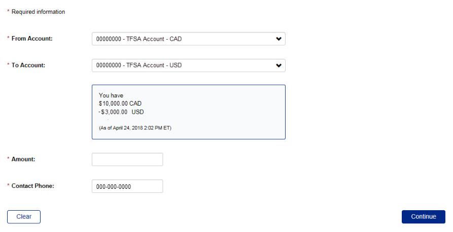 Example of debit balance in account.